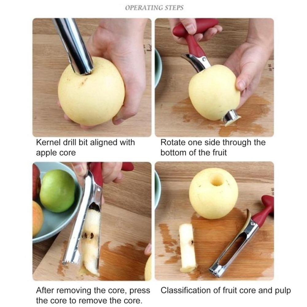 Apple Corer Slicer - Резак для ядра из нержавеющей стали
