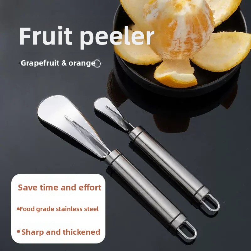 Kitchen Gadgets Peeler - Овощечистка для апельсинов из нержавеющей стали,