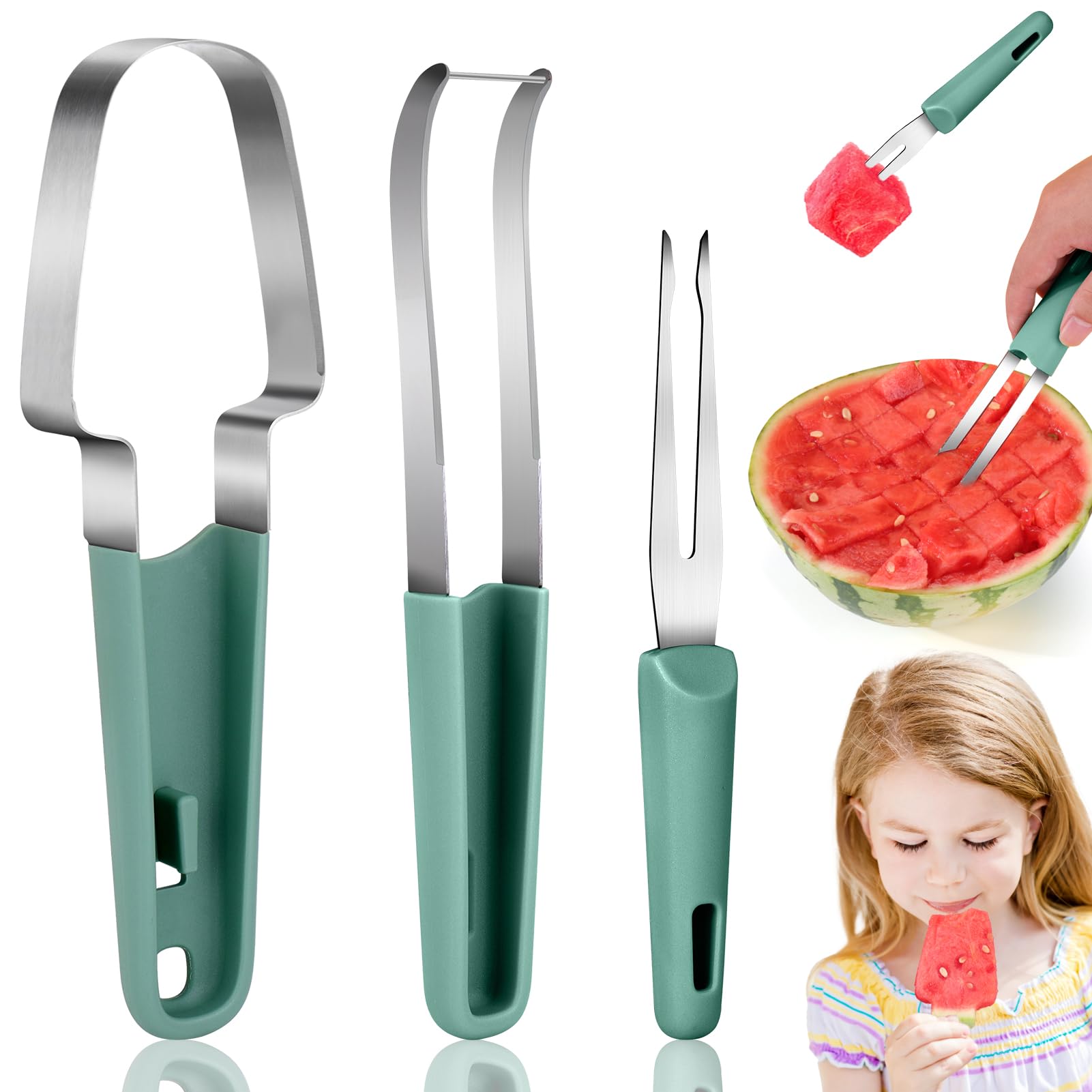 Набор 3-в-1: вилка-слайсер для – обзор и цена Kitchen Gadgets Cutting Tools