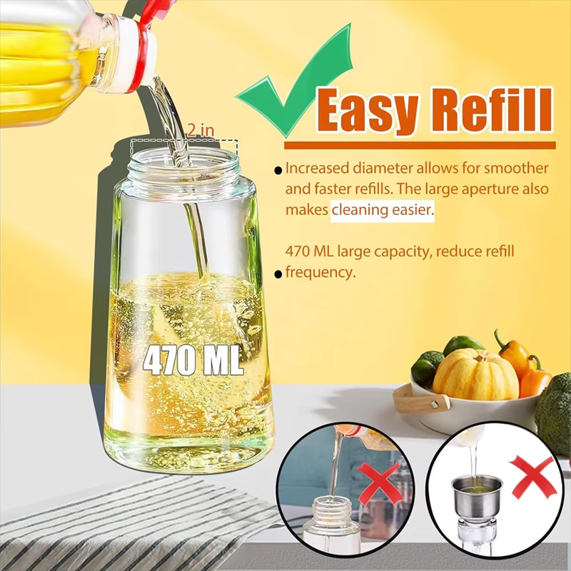 Герметичный стеклянный распыли – обзор и цена Kitchen Gadgets Oil Spray