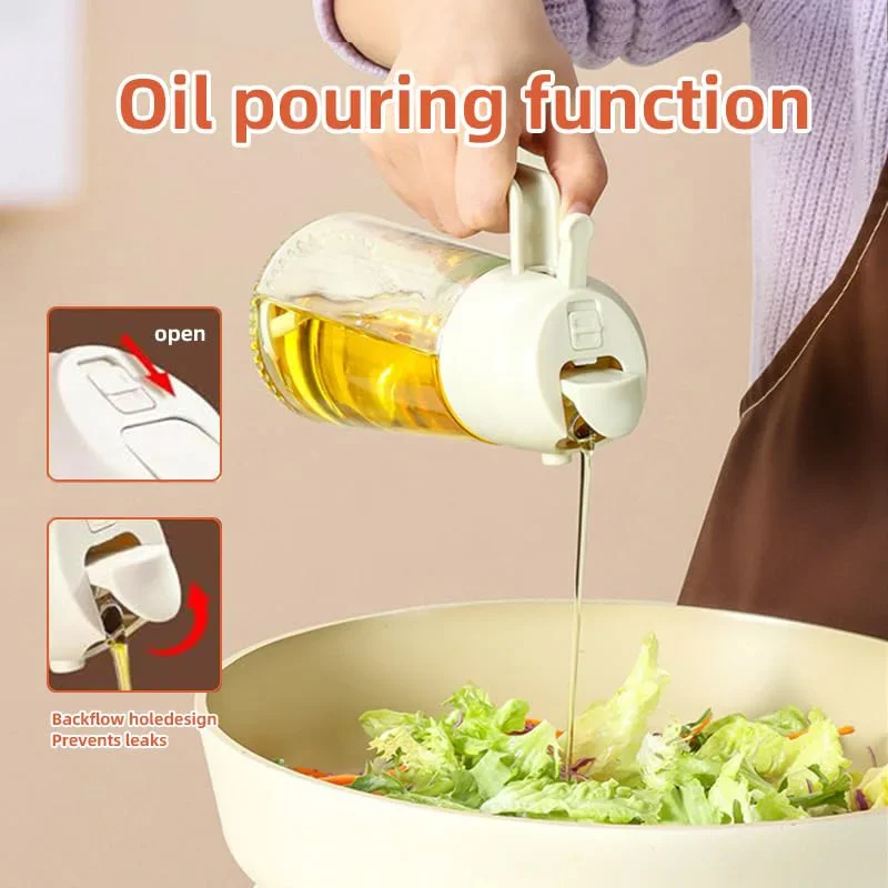Спрей-дозатор для масла 2-в-1, – обзор и цена Kitchen Gadgets Oil Spray
