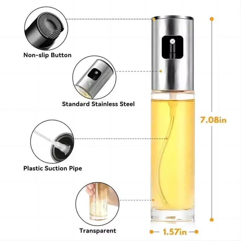 Стеклянный распылитель масла д – обзор и цена Kitchen Gadgets Oil Spray