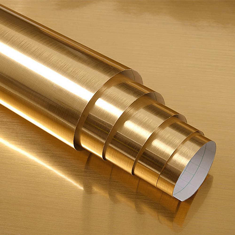 Пленка ПВХ с эффектом металлик – обзор и цена Kitchen Gadgets Gold