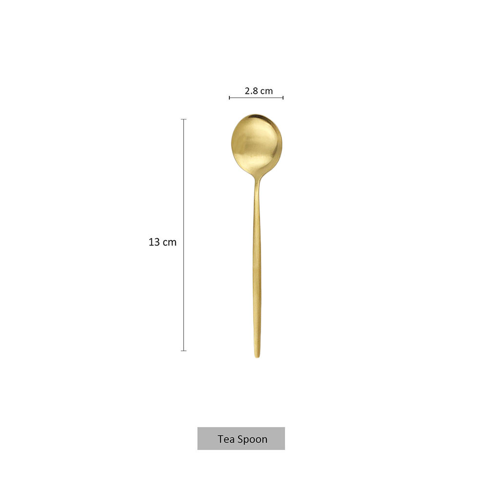 Набор матовых чайных ложек из  – обзор и цена Kitchen Gadgets Gold