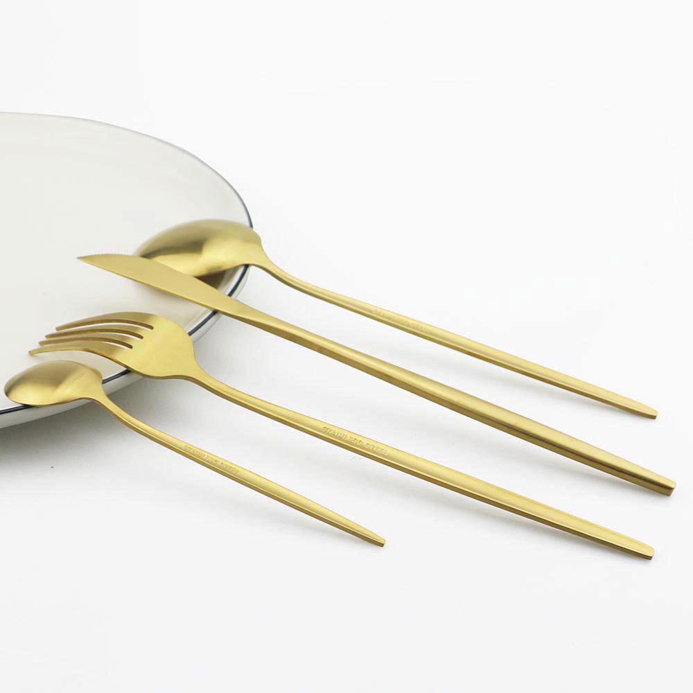 Набор матовых чайных ложек из  – обзор и цена Kitchen Gadgets Gold