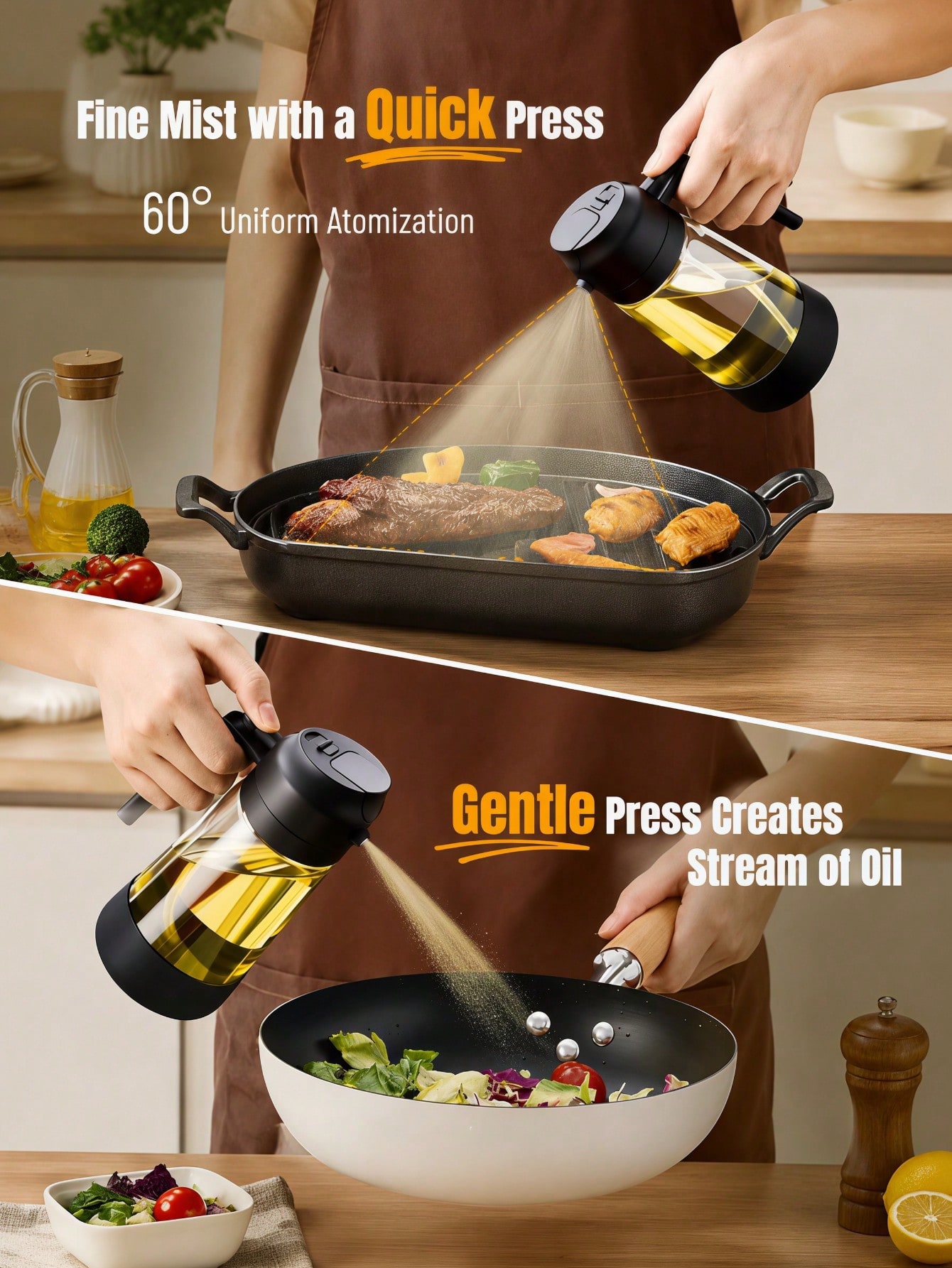 2 шт. 2-в-1 распылитель масла  – обзор и цена Kitchen Gadgets To Have
